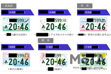 地方版図柄入りナンバープレート（ご当地ナンバー）第2弾17地域：令和2年5月11日～