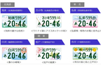 地方版図柄入りナンバープレート（ご当地ナンバー）第2弾17地域：令和2年5月11日～