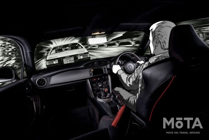 こちらは、2016年に英トヨタが現行のGT86で“秋名のハチロク”を忠実に再現したモデル