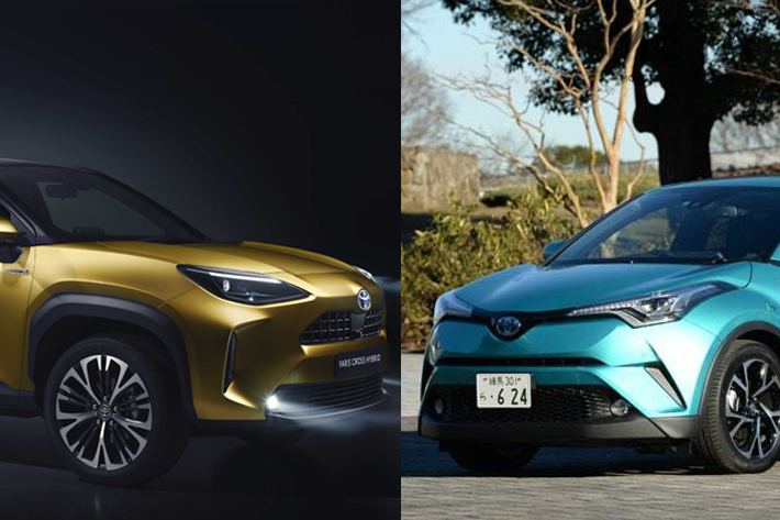 コンパクトクロスオーバーsuv 新型ヤリスクロス と C Hr を画像で比較 徹底比較 人気新型車比較2020年 Mota