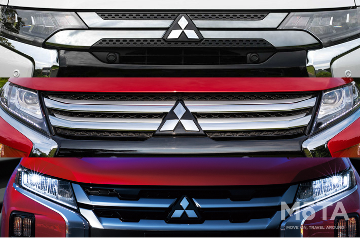 あなたは見分けられる? 三菱の四駆三兄弟はどれも“ド迫力”フェイスが魅力!