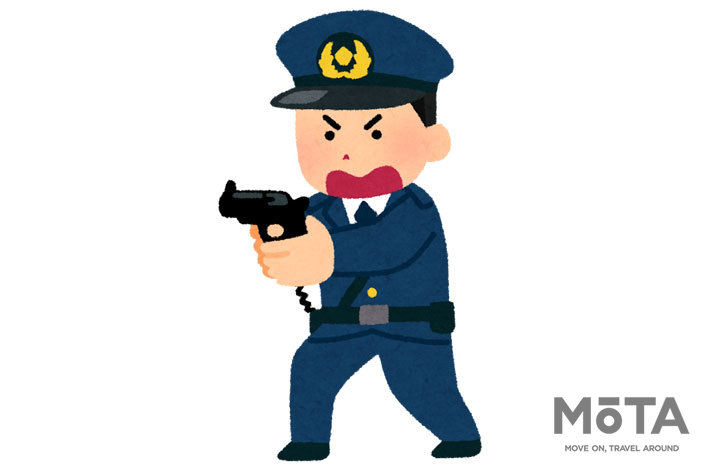 発砲する警官(イメージ)