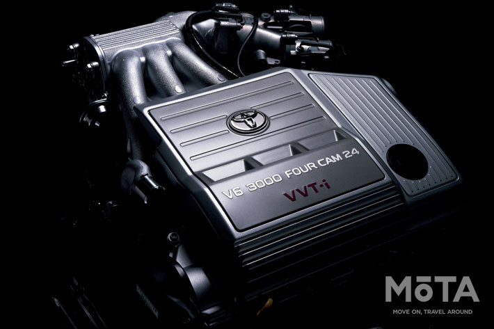 トヨタ 初代ハリアー V6 3.0リッター DOHC BEAMS 1MZ-FE VVT-iエンジン[1997年12月~／前期モデル]