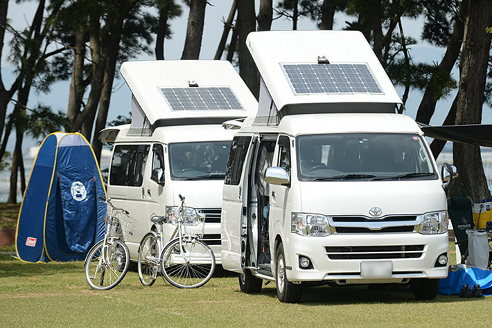 SCIB TOSHIBA オフグリッド キャンピングカー