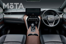 トヨタ 新型ハリアー　インパネ・ダッシュボードまわり（内装色 ： ブラウン）[4代目・2020年6月発売]