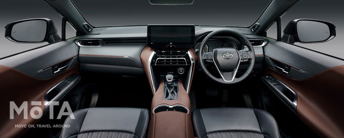 トヨタ 新型ハリアー　インパネ・ダッシュボードまわり（内装色 ： ブラウン）[4代目・2020年6月発売]