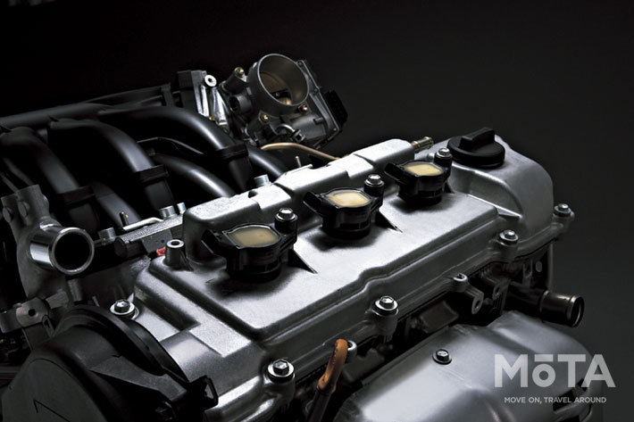 トヨタ ハリアーハイブリッド(2代目・2005～2013)　V6 3.3リッター BEAMS 3MZ-FE VVT-iエンジン