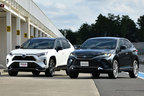 (左)トヨタ RAV4 PHV(プラグインハイブリッド)／(右)トヨタ 新型ハリアー