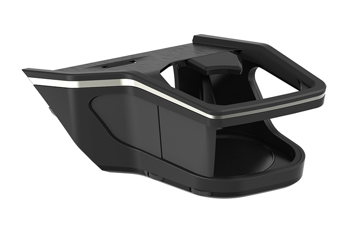 ドリンクのみに風を当てたいときは閉めることも可能