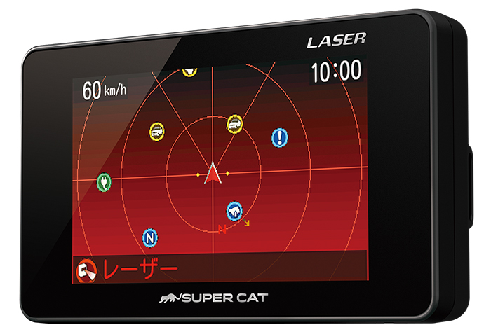探知距離3倍で移動式オービスにも対応した新型レーダー探知機