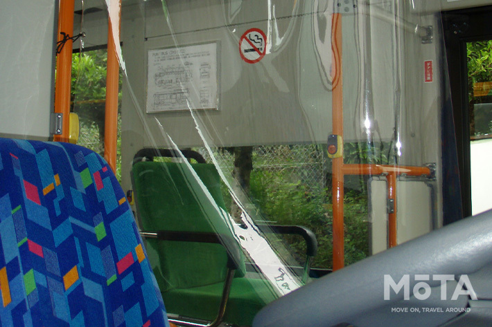 いすゞ バス運転席の飛沫感染防止対策商品