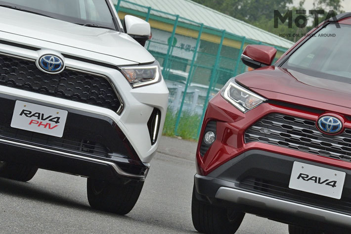 トヨタ 新型RAV4 PHV vs RAV4(写真はRAV4ハイブリッド)