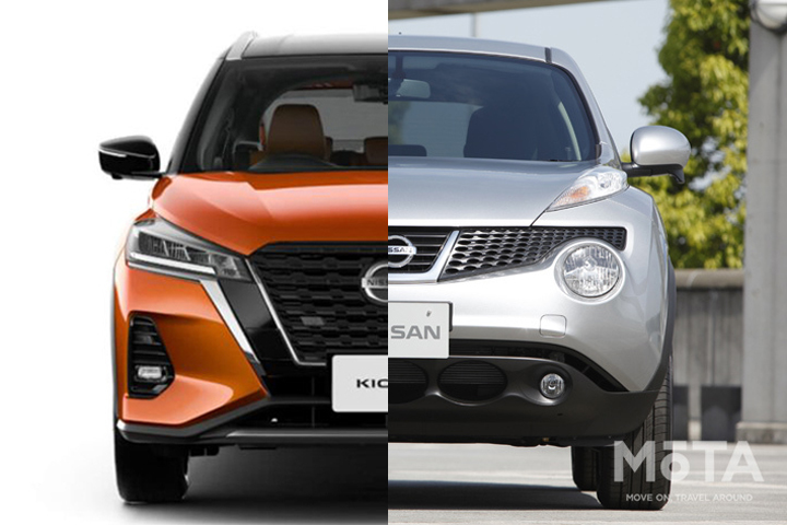 デザインは受け継がれている 日産コンパクトsuv 新型キックス と 先代ジューク を比較してみた フォトギャラリー Mota デザインは受け継がれている 日産コンパクトsuv 新型キックス と 先代ジューク を比較してみた フォトギャラリー Mota