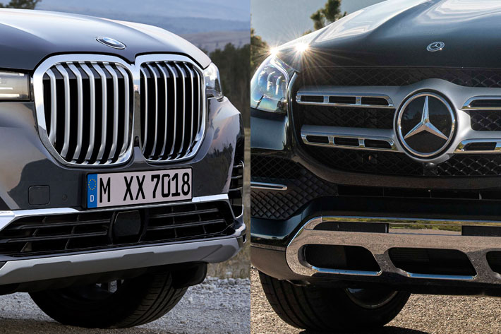 メルセデス ベンツ Gls Vs Bmw X7 最新プレミアム3列シートsuvを画像で徹底比較 フォトギャラリー Mota