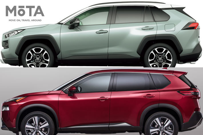 男前なのはどっちだ！？ 日産 新型エクストレイル vs トヨタ RAV4　ワイルド系SUVを徹底比較してみた！