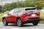 トヨタ 新型 RAV4 PHV BLACK TONE[E-Four(4WD)／ボディカラー：アティチュードブラックマイカ×エモーショナルレッドII]