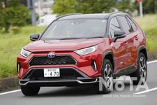 トヨタ 新型 RAV4 PHV BLACK TONE[E-Four(4WD)／ボディカラー：アティチュードブラックマイカ×エモーショナルレッドII]