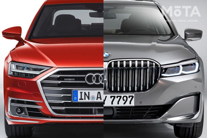 BMW 7シリーズ vs Audi A8