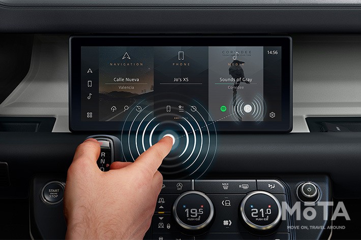 ジャガー・ランドローバーとケンブリッジ大学が共同で開発を進める「Predictive Touch（予測タッチ）」