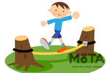 スラックラインのイメージ