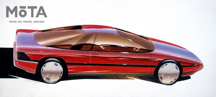 ホンダ プレリュード(3代目)　デザインイメージスケッチ