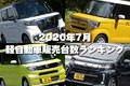 ホンダ N-BOX辛くも逃切り！スズキ スペーシア、ダイハツ タントが迫る【2020年7月】軽自動車販売台数ランキング