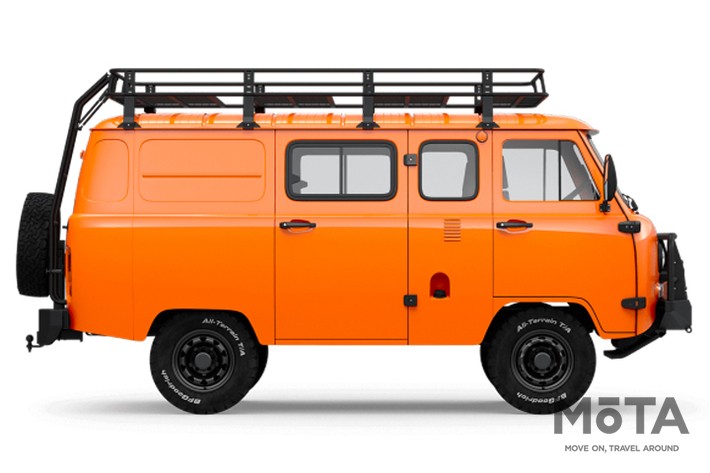 ロシア版ハイエースのクロカン仕様 冒険がしたくなるバン Uaz Sgr Expedition 画像ギャラリー No 5 特集 Mota