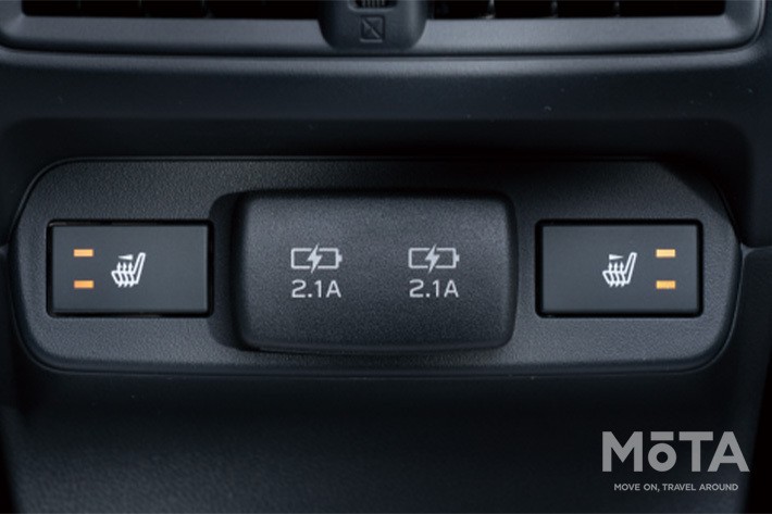 スバル 新型レヴォーグ GT-H／GT-H EX 後席左右シートヒーター