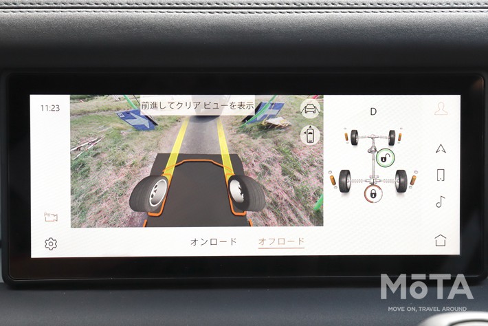 ディフェンダーなどランドローバー各モデルに採用されているカメラシステムと似た機能を新型ランドクルーザー300にも搭載。悪路走行時だけでなく、狭い道でもすれ違い時などにも役立つ。ボディが大柄なために普段でも活躍間違いなしの機能である。※写真はランドローバー 新型ディフェンダー