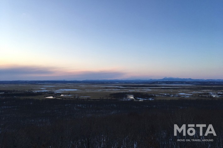 釧路市湿原 展望台からの眺め