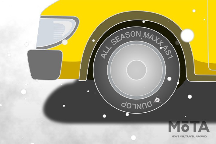 ダンロップ オールシーズンタイヤ「ALL SEASON MAXX AS1」
