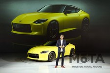 日産 新型フェアレディZ プロトタイプ(Z35型)と日産取締役、代表執行役社長兼最高経営責任者（CEO）内田 誠氏
