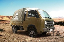 モチーフは“車型かき氷機”！？ レトロなアメリカントラック風軽トラ