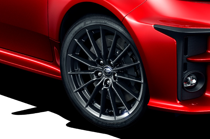 トヨタ GRヤリスの足元を支える純正タイヤにダンロップ SP SPORT