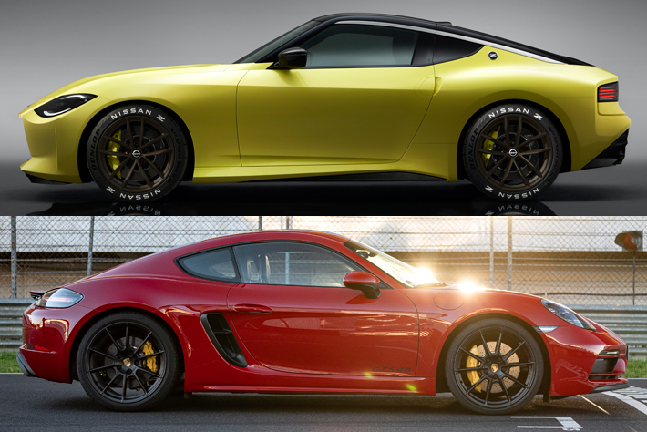 写真で解説 新型フェアレディzとポルシェ 718ケイマンを比較してみた フォトギャラリー Mota