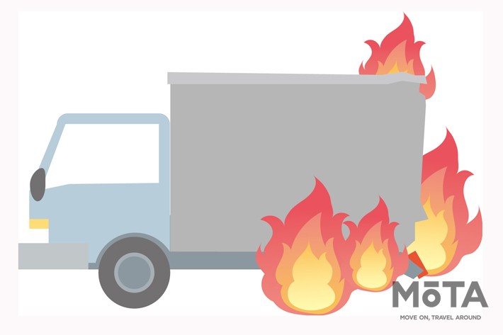 車両火災（イメージ）