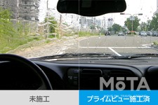 40万回のワイパーに耐える驚異の耐久性！ ウインドウガラス用撥水耐久