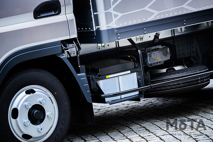 新型キャンターに搭載された「アクティブ・サイドガード・アシスト」