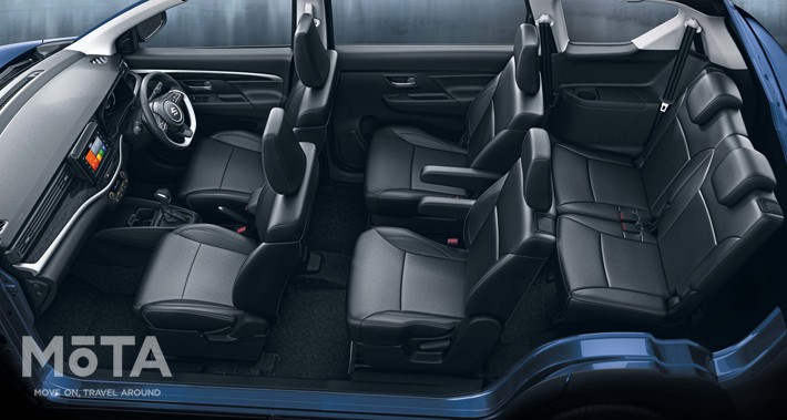 スズキ XL6の3列シートレイアウト