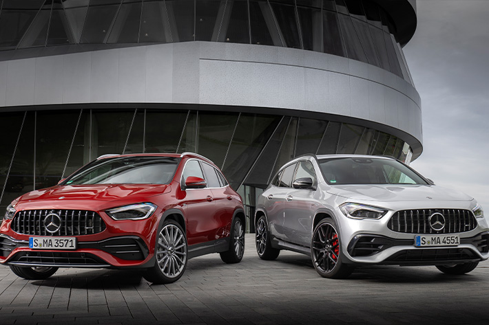 都会派suv Gla にamgモデル登場 メルセデス Amg Gla 35 4matic Gla45 S 4matic 発売 業界先取り 業界ニュース 自動車ニュース2021国産車から輸入車まで Mota