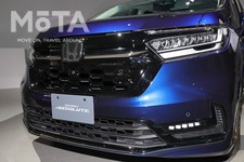 ホンダ 新型オデッセイ「ODYSSEY ホンダアクセス 純正用品装着車」[ボディカラー：オブシダンブルー・パール／2020年11月マイナーチェンジモデル]