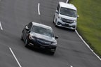 ホンダ レジェンドを用いた高速道路での自動運転試験車両[画像は2017年「Honda Meeting 2017」での模様]