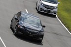 ホンダ レジェンドを用いた高速道路での自動運転試験車両[画像は2017年「Honda Meeting 2017」での模様]