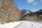 冬の道路のイメージ