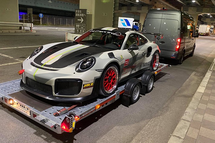 レース車両や出展車をスムーズに運搬できる Brian James Trailers ブライアンジェームストレーラー ブライアンジェームストレーラージャパン 車のカスタムパーツ カー用品 Mota