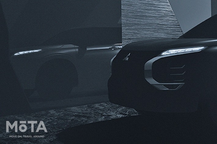 三菱 新型アウトランダー（3代目） ティザー写真（2021年2月正式発表予定）