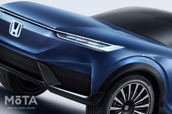 ホンダ 新型ヴェゼルのデザインはこんな方向性！？ 写真は「Honda SUV e:concept（ホンダ エスユーブイ イーコンセプト）」（北京モーターショー2020出展のEVコンセプトカー）