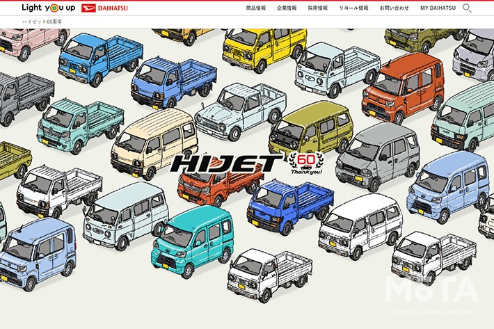 ダイハツ ハイゼット 60周年記念サイト（1960-2020）[DAIHATSU]