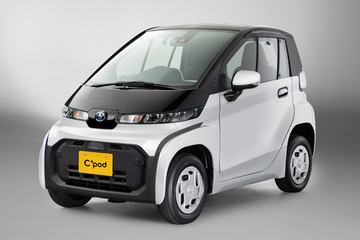 トヨタが全長2 5メートル 2人乗りの超小型ev 電気自動車 C Pod シーポッド を発売開始 業界先取り 業界ニュース 自動車ニュース22国産 車から輸入車まで Mota