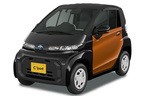 「TOYOTA C+pod」（トヨタ シーポッド）[超小型EV]（ボディカラー：ブラック×オレンジメタリック×無塗装［黒色樹脂］）